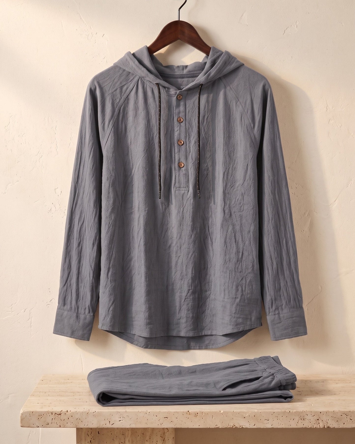 Vittorio Linen Hoodie Set
