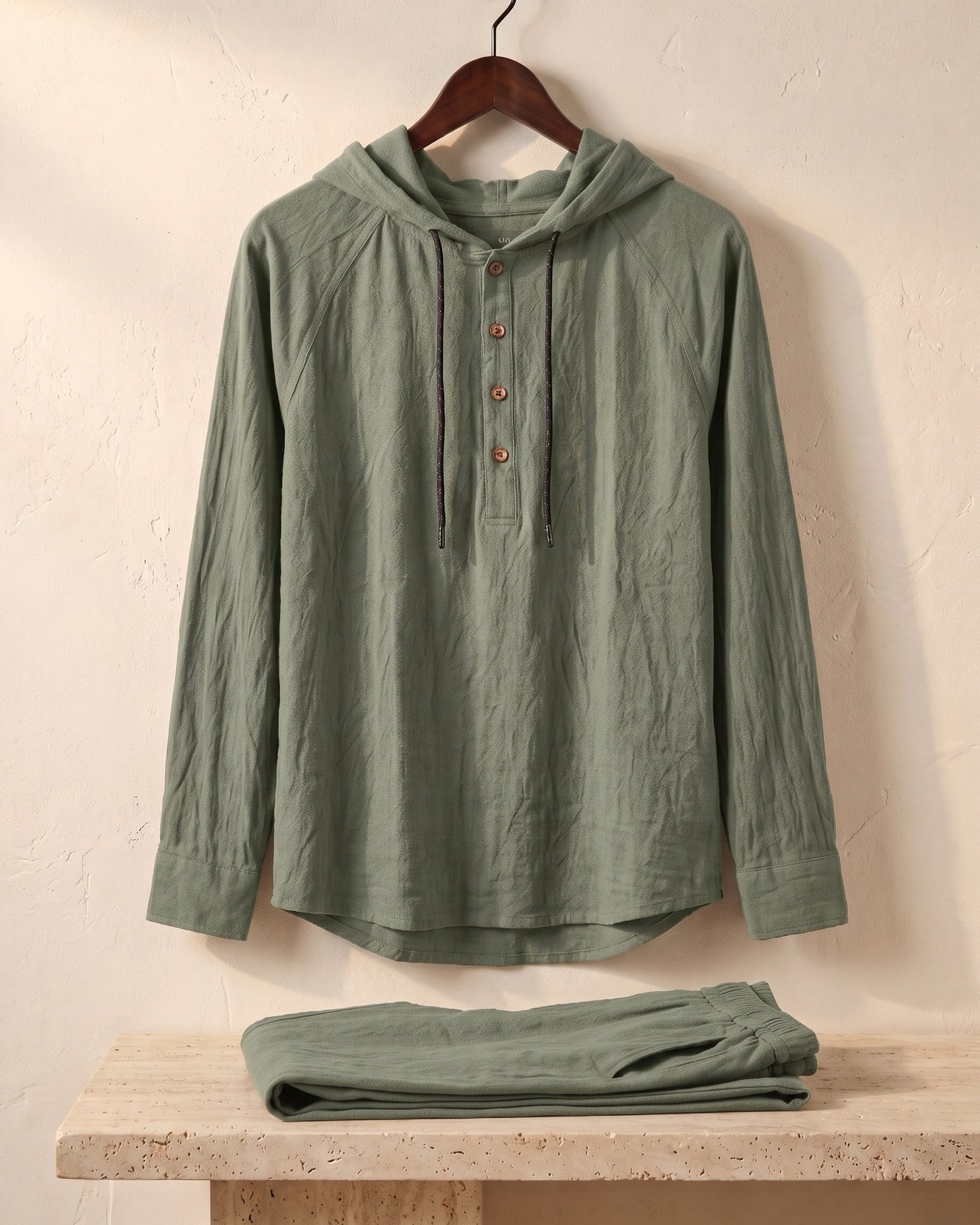 Vittorio Linen Hoodie Set